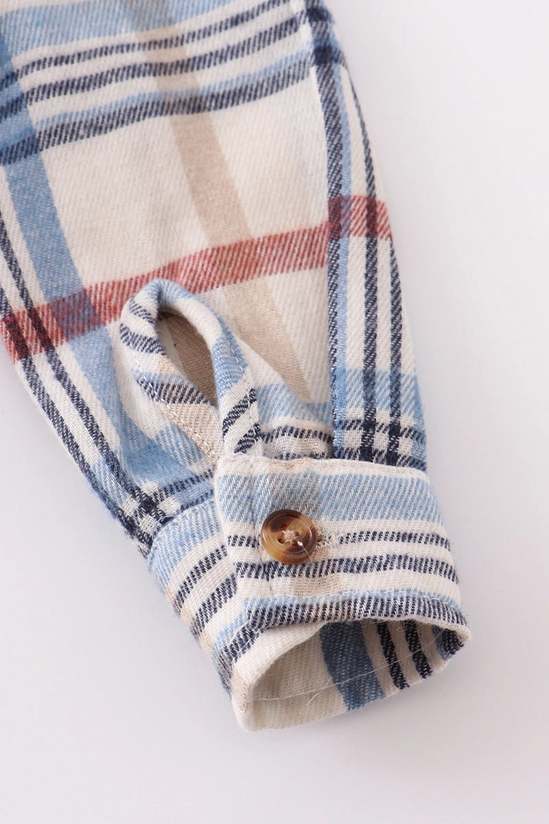 The Wells Plaid Button Down