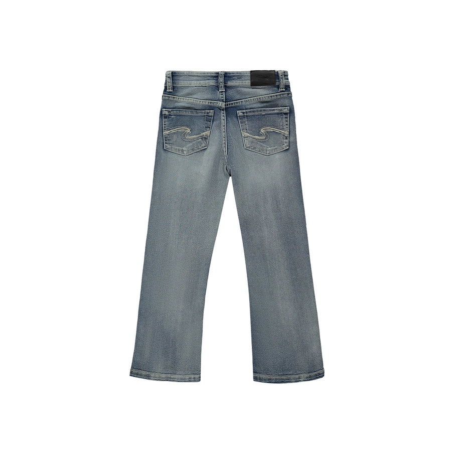 Silver Boys Boot Cut Demin - Light Wash