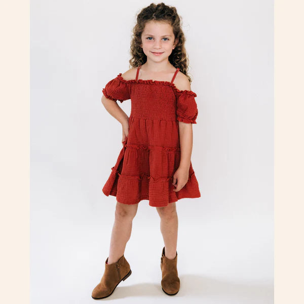 Copper Mommy and Me Dress