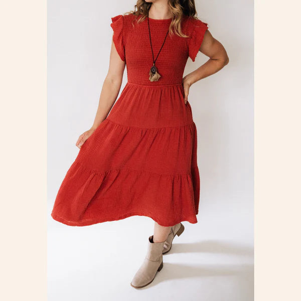 Copper Mommy and Me Dress