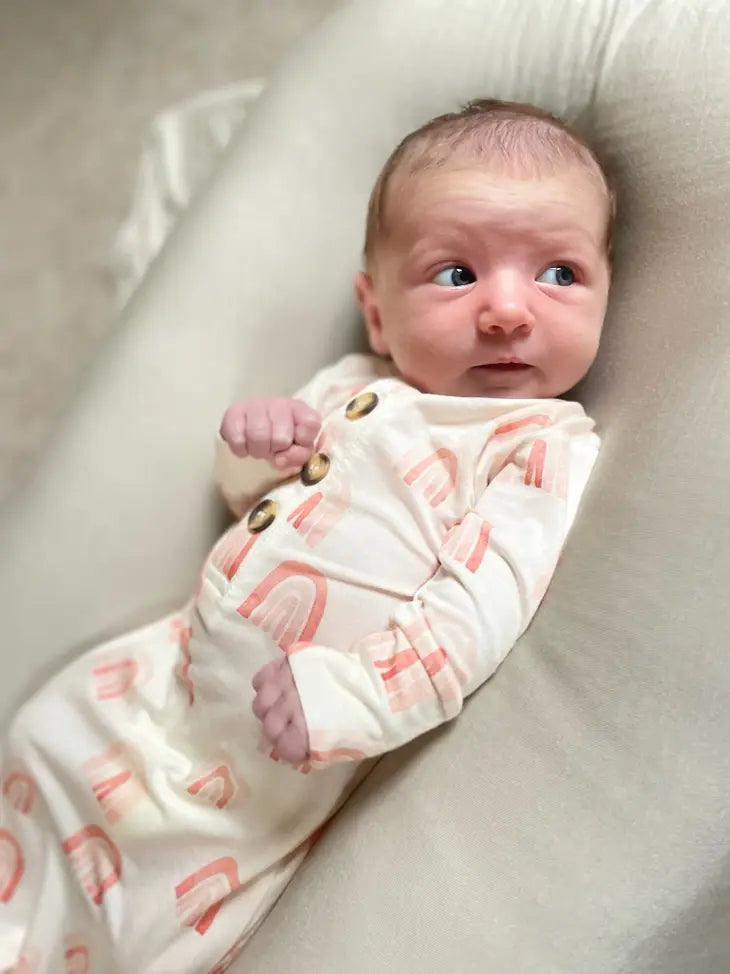 Avery - Knotted Baby Gown