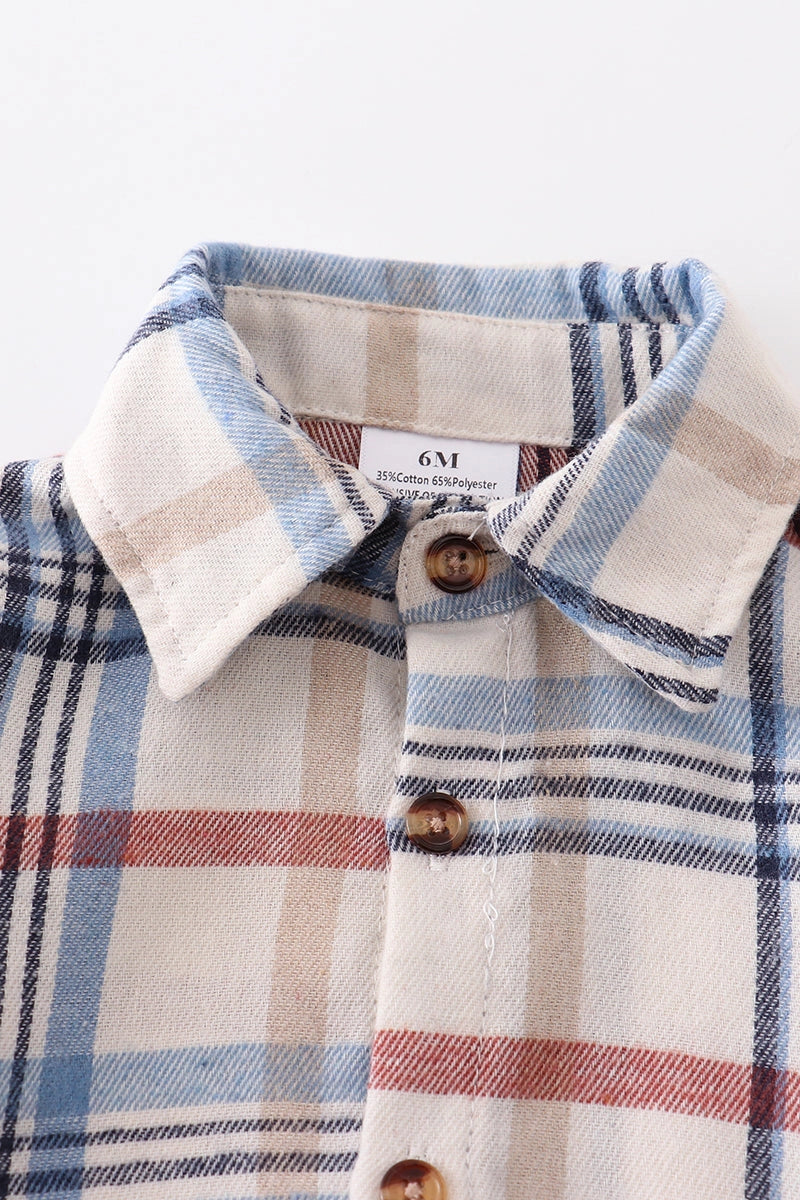 The Wells Plaid Button Down