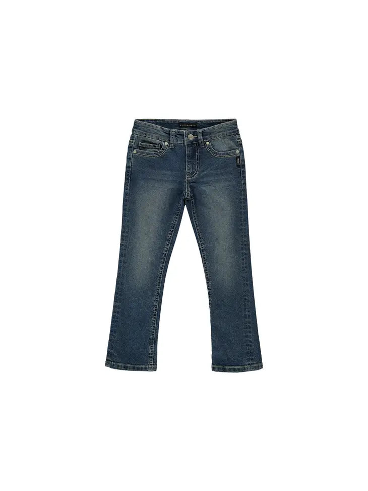 Silver Girls Boot Cut Jeans