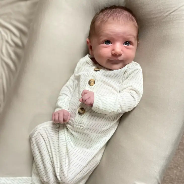 Harlow - Knotted Baby Gown