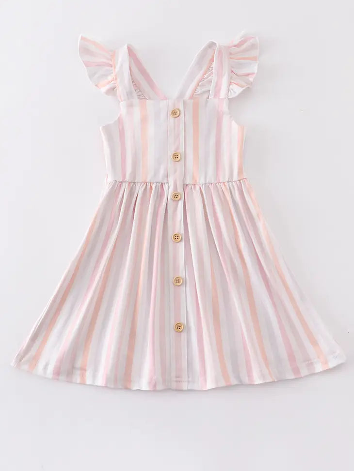 Stripe Ruffle Dress