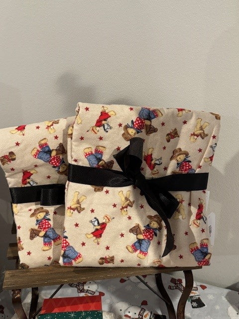 Flannel Teddy Bear Blanket
