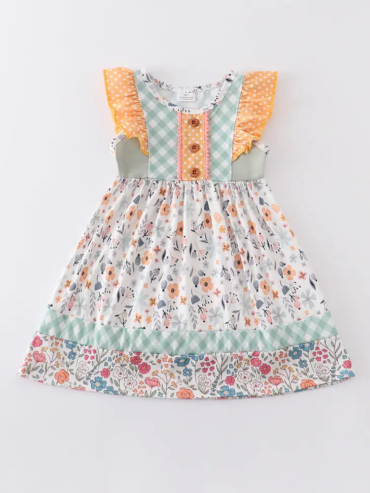 Yellow Floral Dress