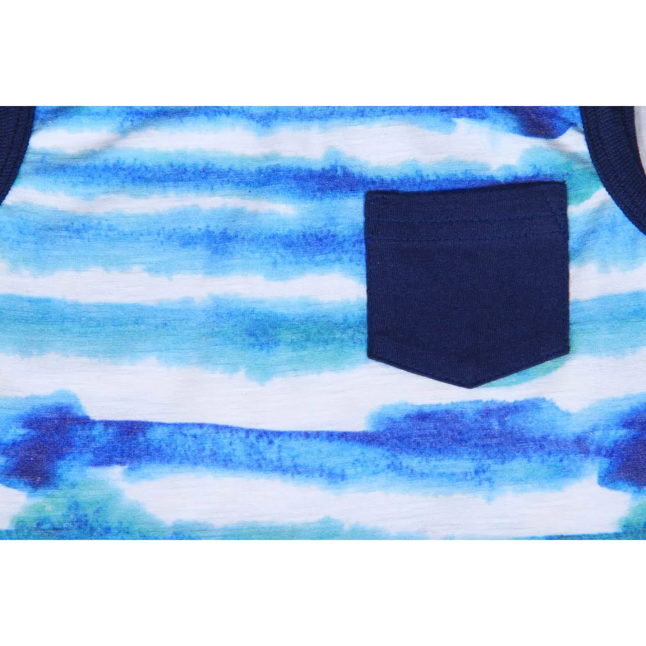 Waves of Blue Romper