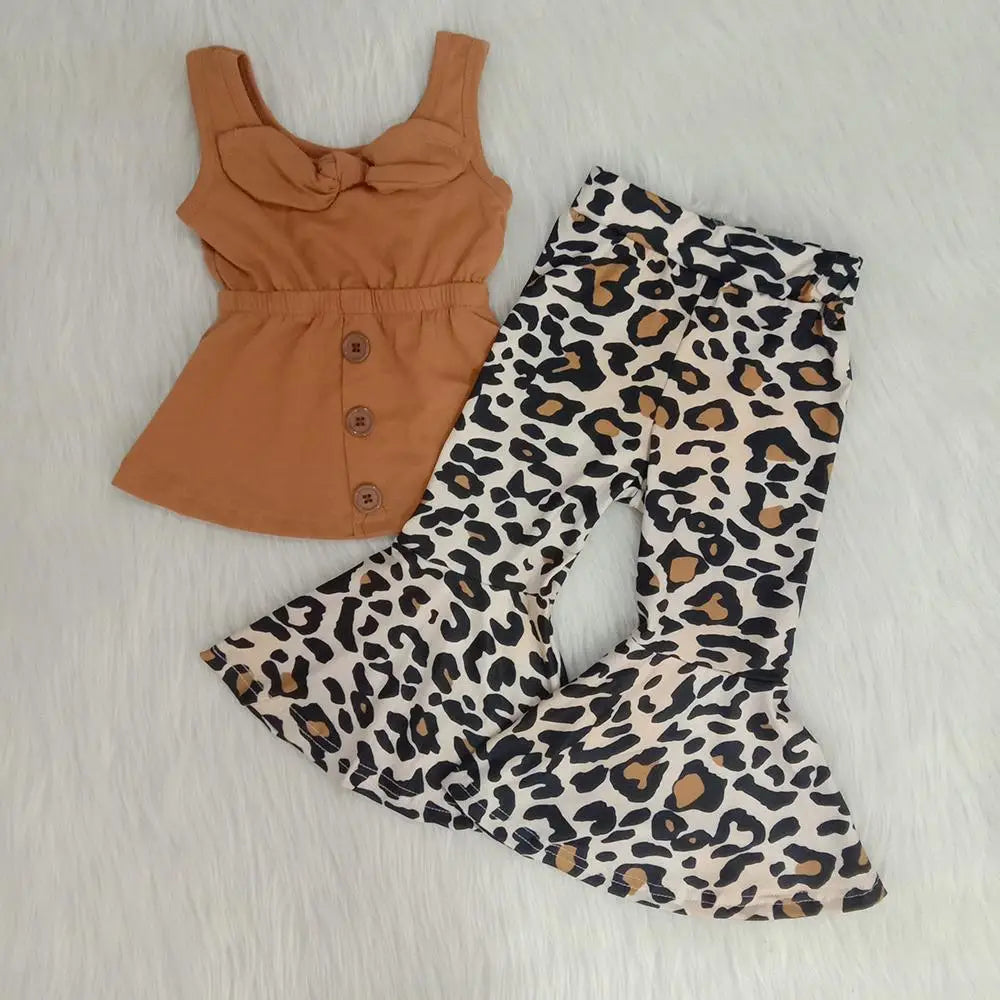 Leopard Bow Bell Set