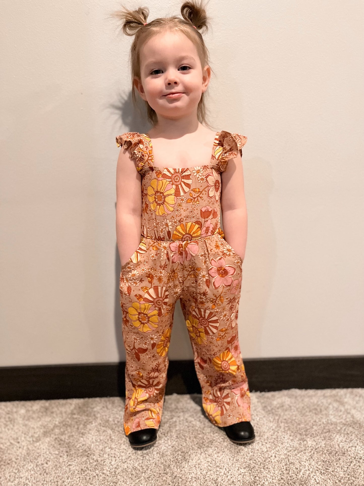 Retro Floral Jumpsuit
