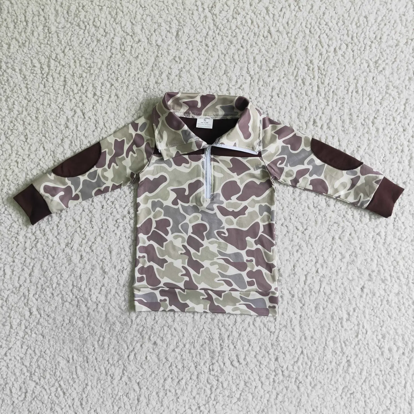 Camo Long Sleeve 1/4 Zip
