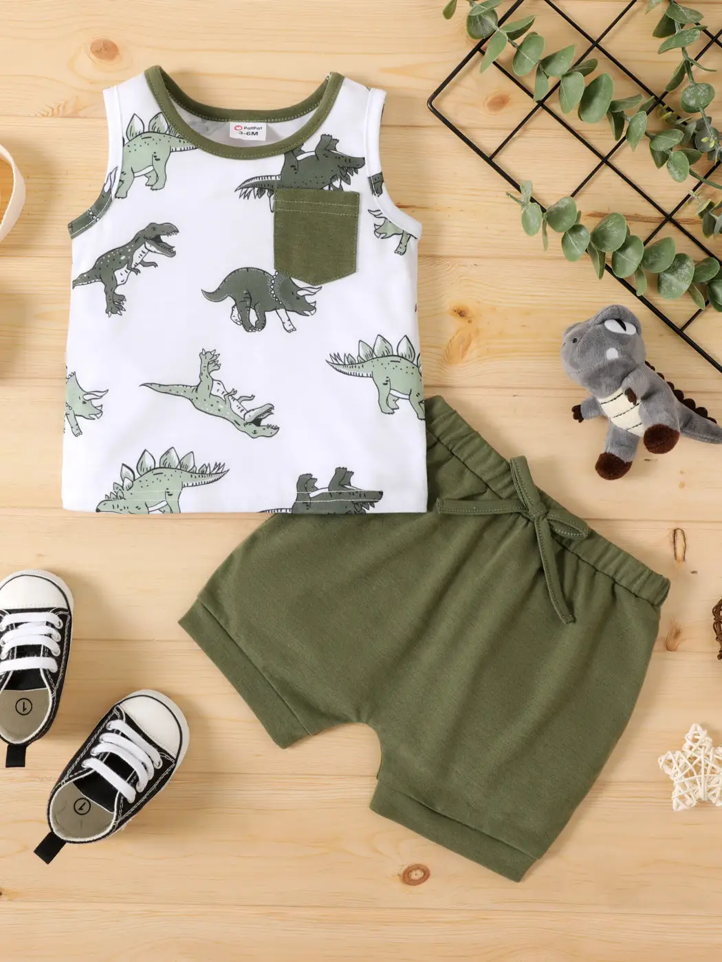 Dinosaur Tank & Short Set