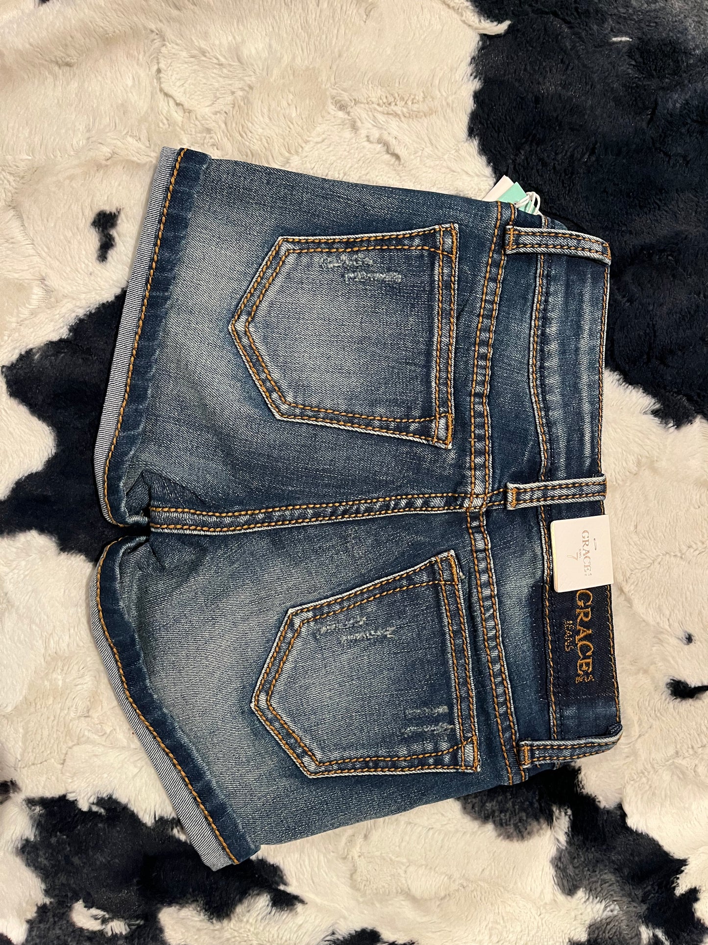 Medium Wash Shorts