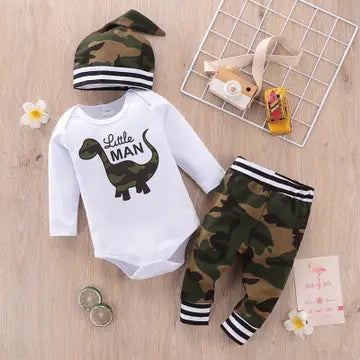 3pc Dinosaur Romper