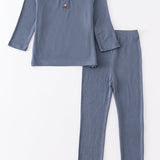 Blue Bamboo Pajama Set