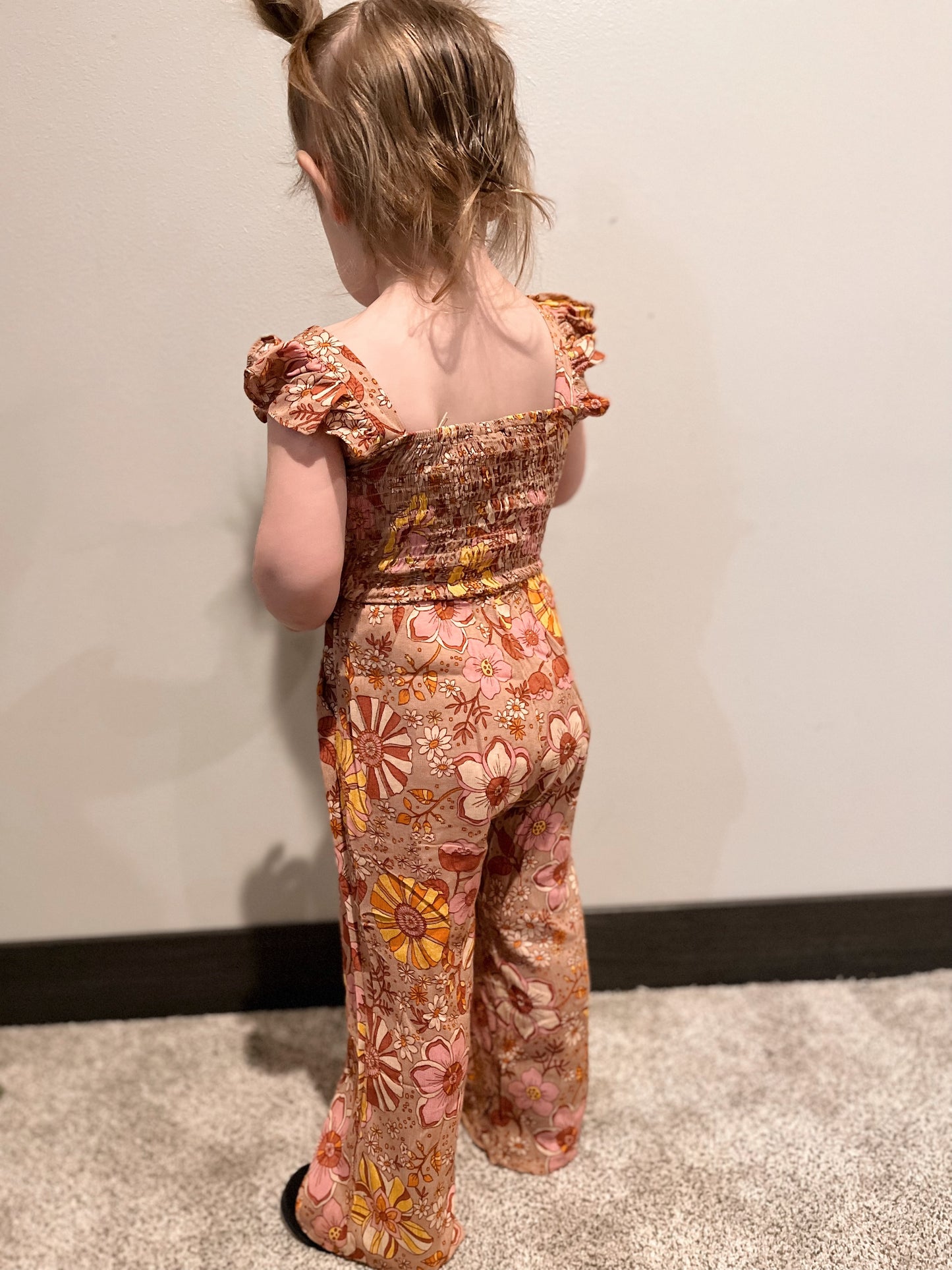 Retro Floral Jumpsuit